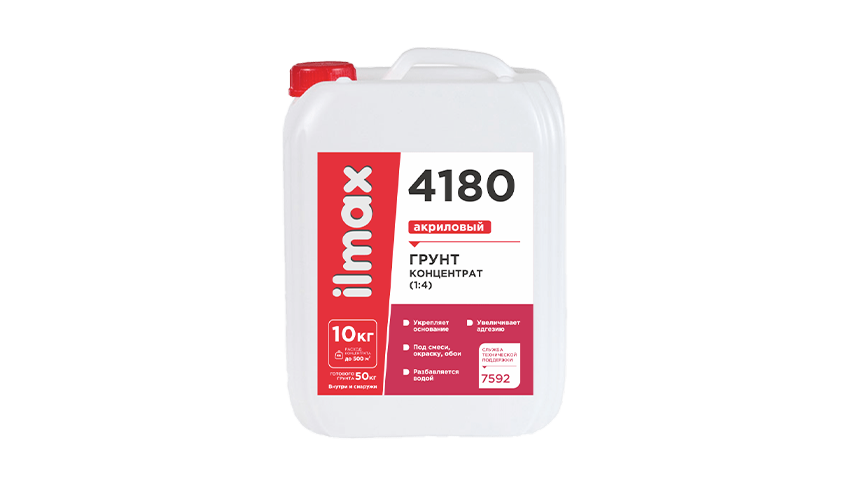 ilmax 4180 Грунт-концентрат (1:4) акриловый 5кг